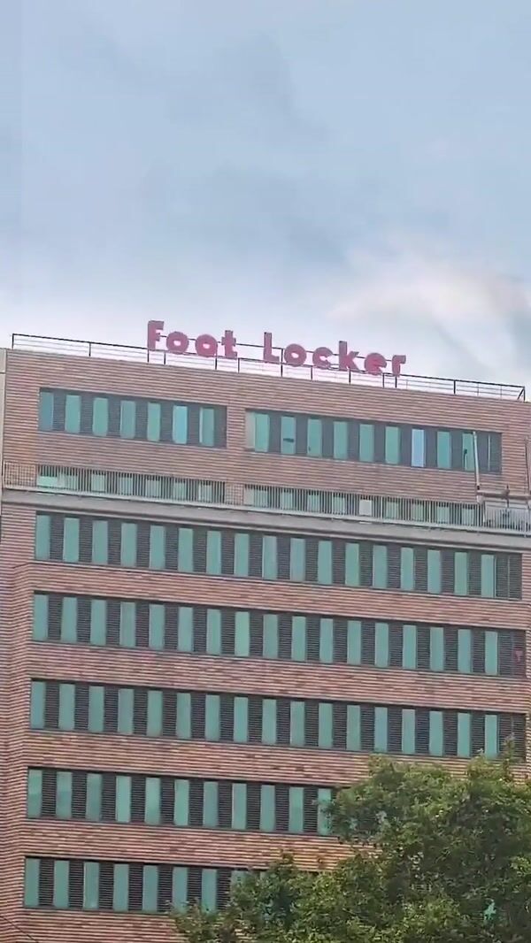 Foot Locker Sneaker Delivered by Drone at Plaza