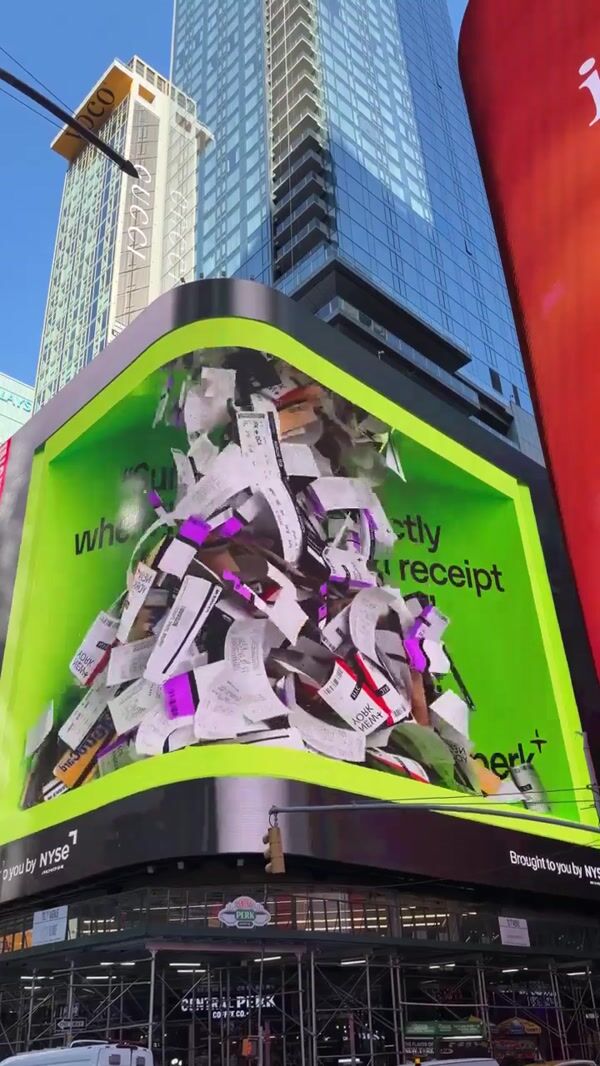Perk Receipts Fill Billboard