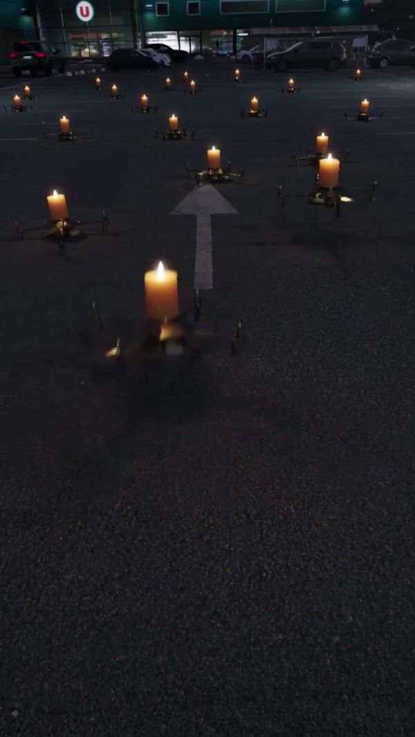 Super U Drones Form “Harry Potter” in the Sky