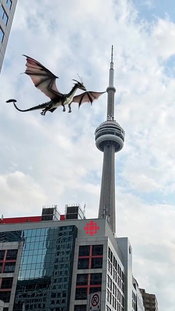 Dragon's Den Dragon Spotted Near Tower