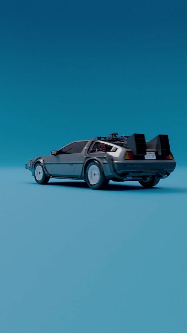 DeLorean Animation