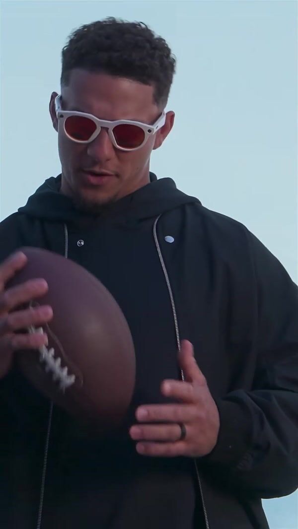 Patrick Mahomes Football Travels Across Space