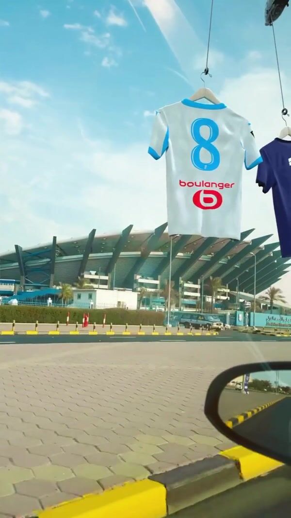 IKEA Helicopters Deliver Giant Jerseys to Stadium