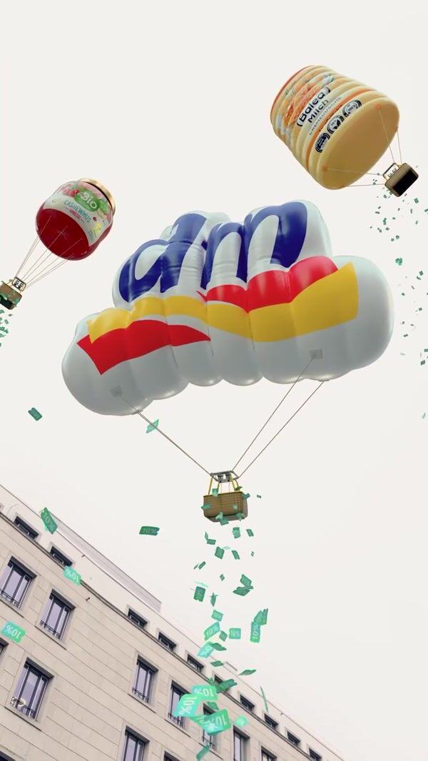 DM Inflatable Parachutes Drop Coupons