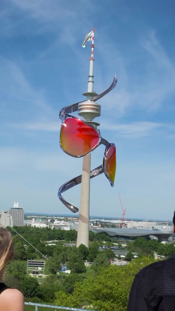 Gloryfy Massive Sunglasses Spiral on Olympic Tower