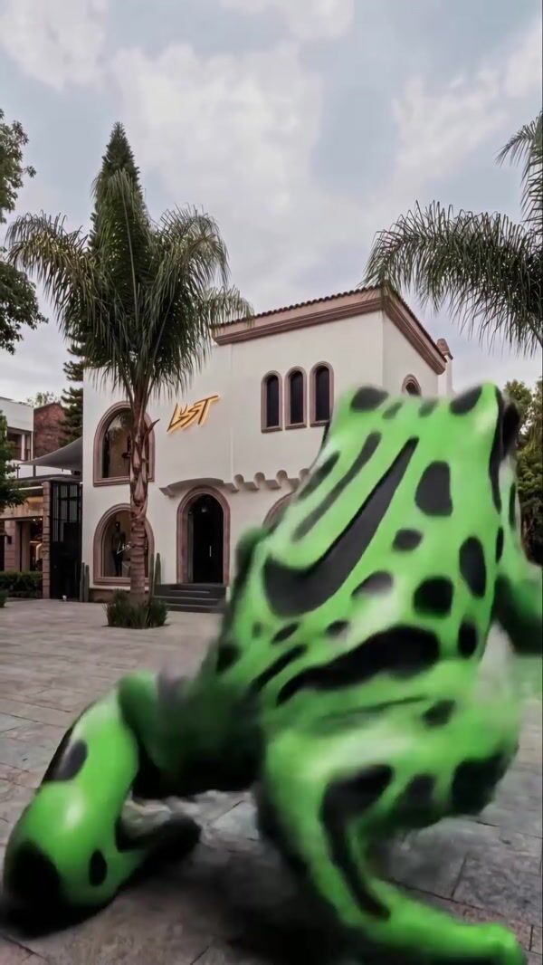 Lust Giant Frog Leaps onto Store
