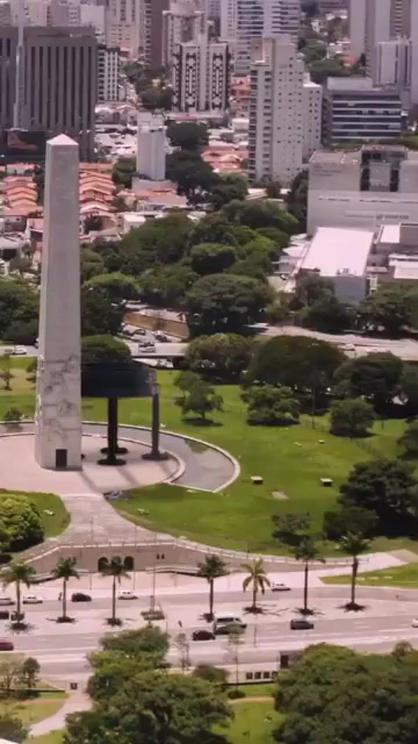 Multi Academy Giant Lipstick Rocket Lands at Obelisk of São Paulo