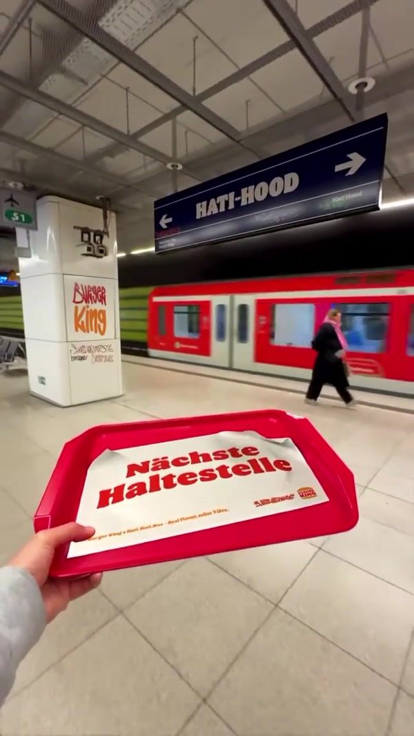 Burger King Wiggly Eyes on Food Tray