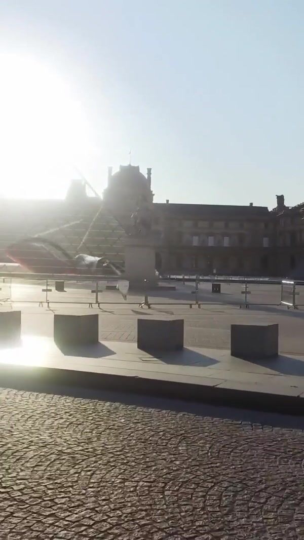 Victoria Beckham Bags Float at The Louvre