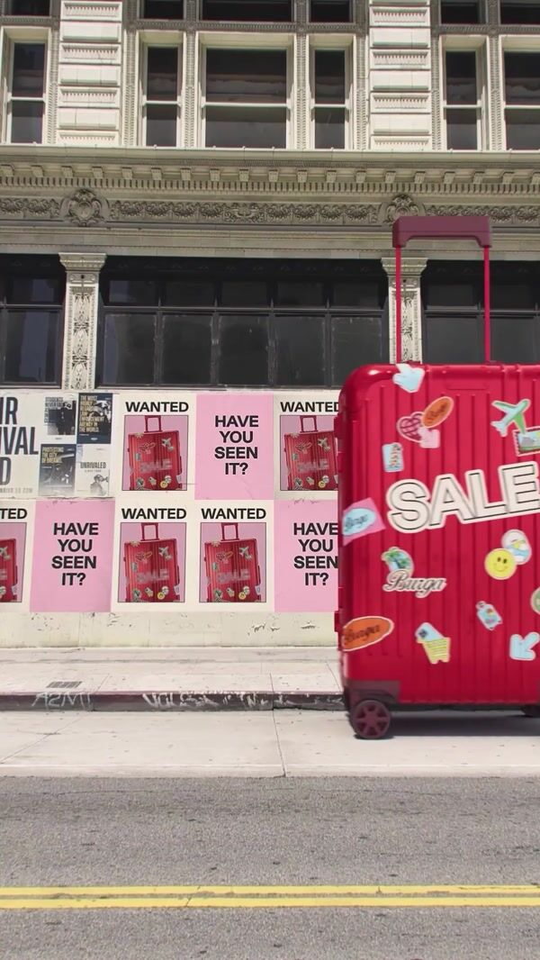 Burga Giant Suitcase Overflows With Products