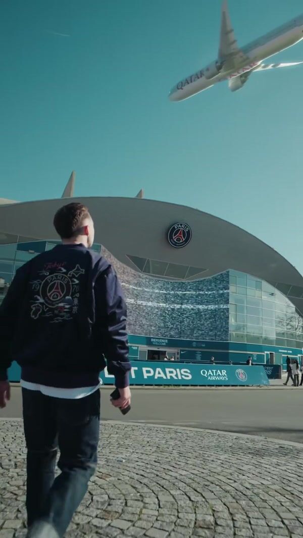 Paris Saint-Germain Stadium Facade Turned Into Screen
