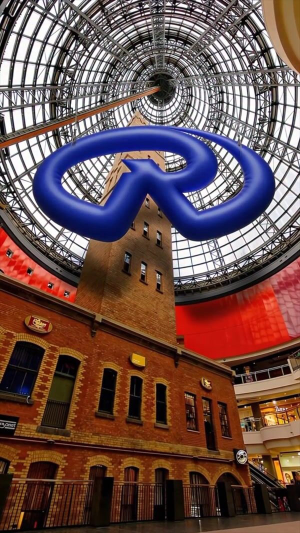 Realism Giant Logo Revealed at Melbourne Central