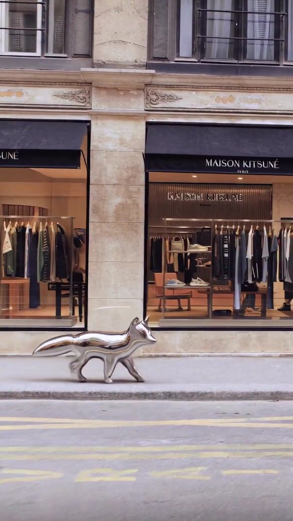 Maison Kitsuné Silver Fox Floats into the Air