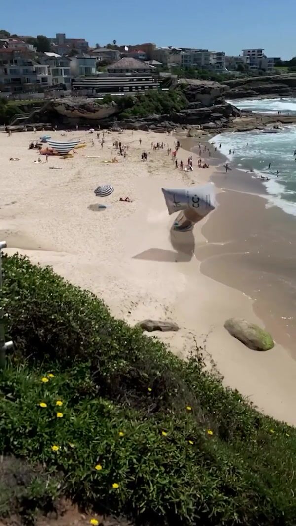 Sephora Inflated Products Floats at Beach in Sydney