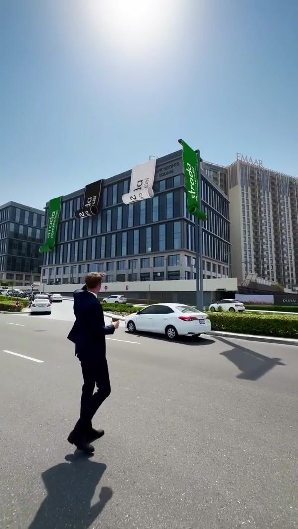 Strada Rocket Launches from Building Roof