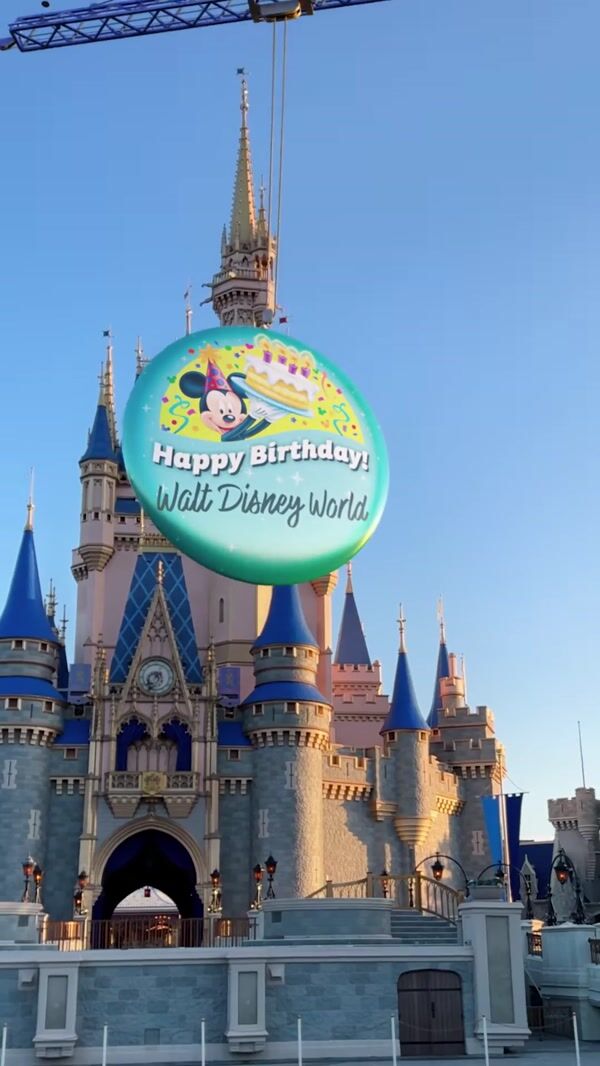 Walt Disney World Birthday Button Badge