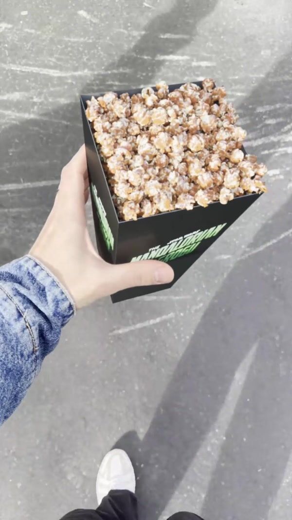 Disney Floating Popcorn Flies Toward Giant Grogu
