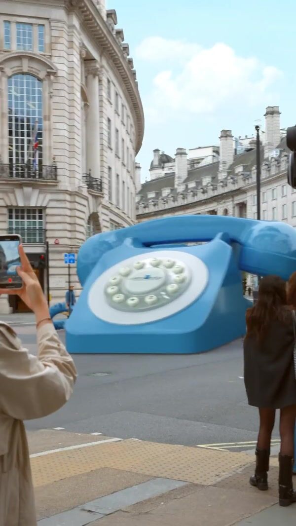Dr. Simi Rotary Dial Telephone on Street