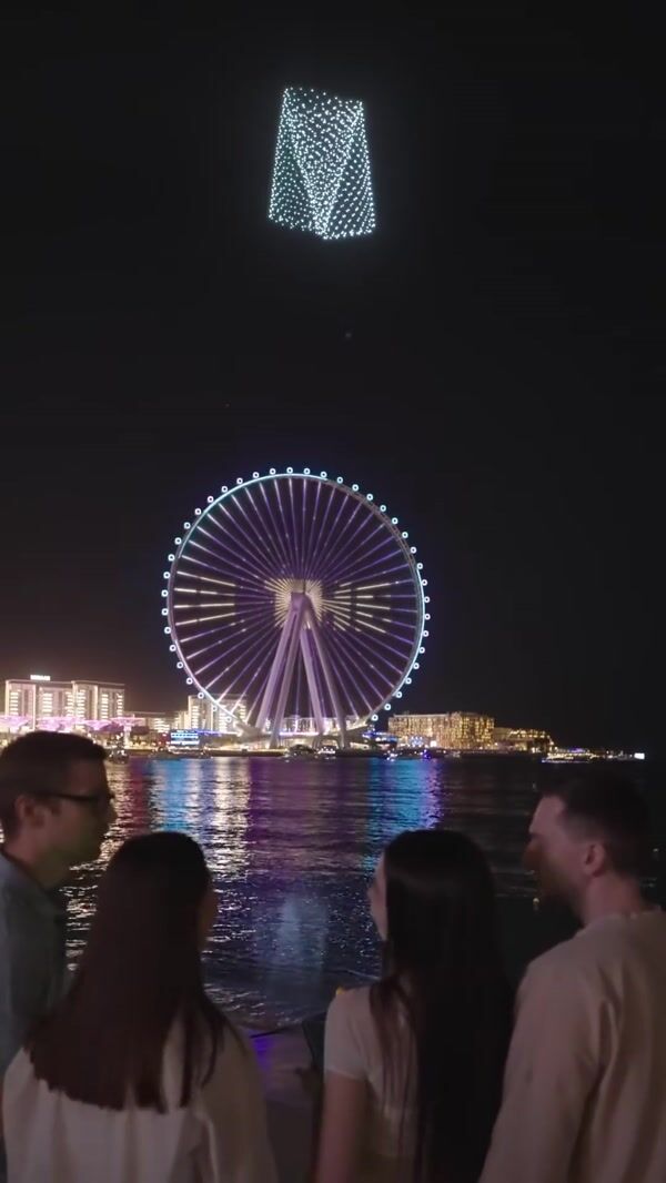 Cadbury New Year Drone Light Show in Dubai