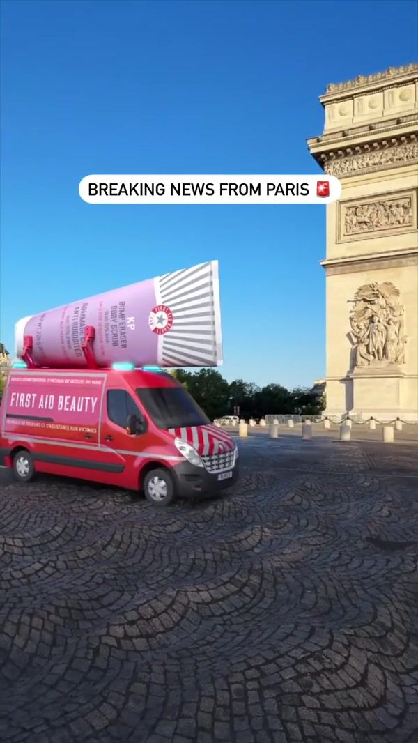 First Aid Body Scrub Polishes the Road in Paris