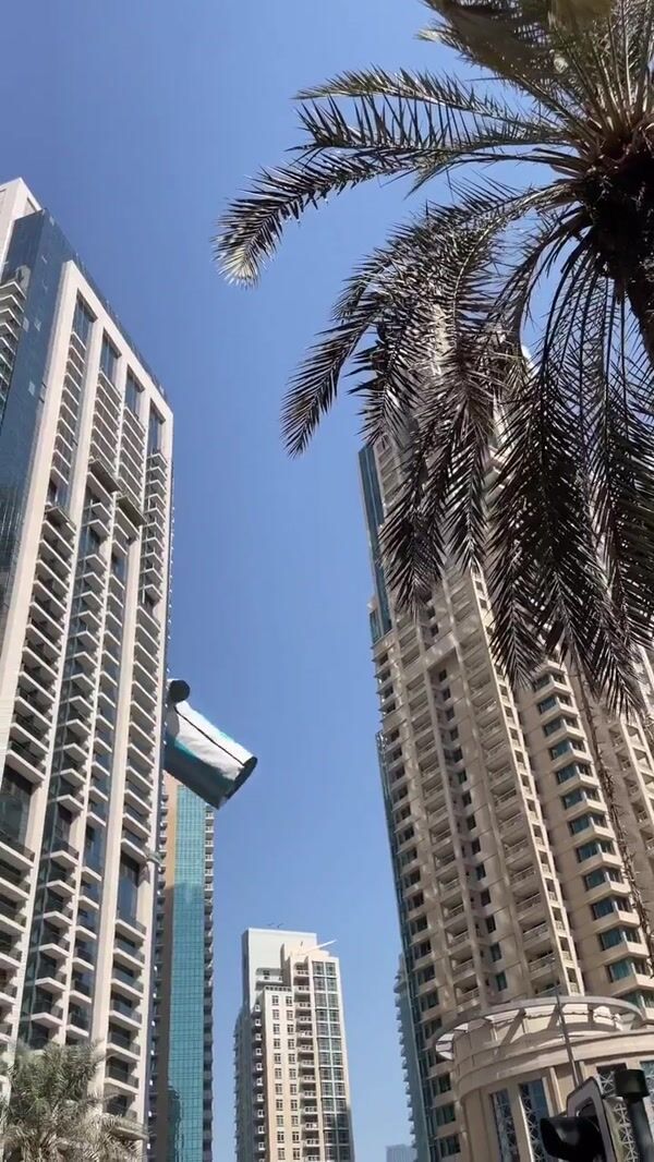Adidas Drone Brings Argentina Jersey in Dubai