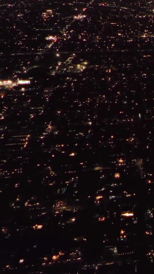 Amiri Logo Formed by Los Angeles City Lights