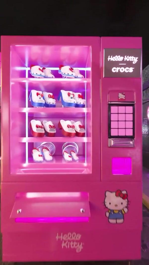 Crocs Hello Kitty Wearing Clog Heels
