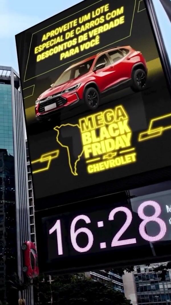 Chevrolet Car Climbs the Skyscraper