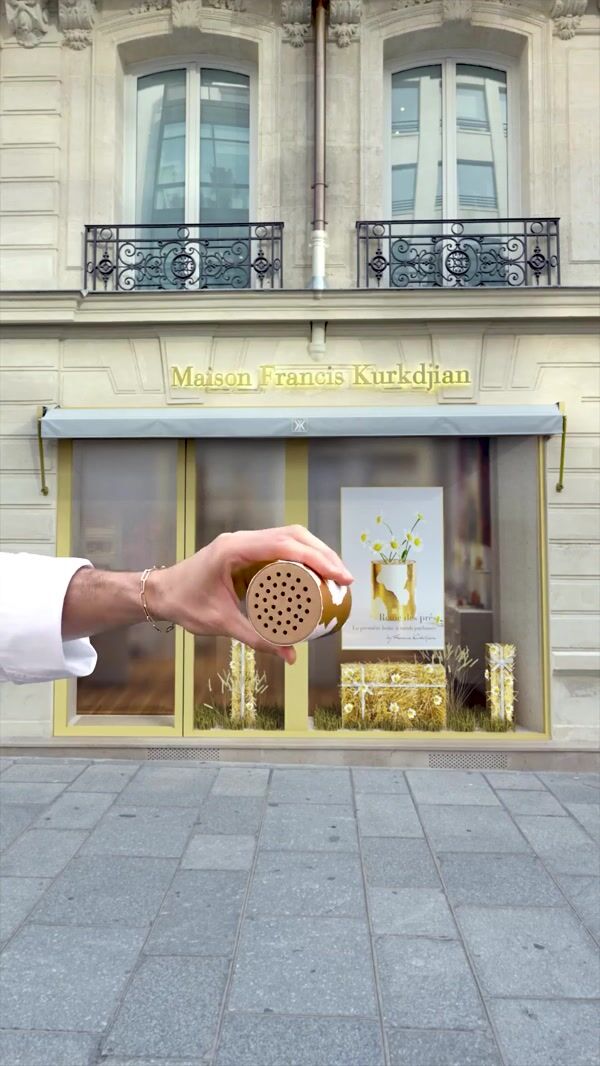 Francis Kurkdjian Daisies Bloom Over Storefront
