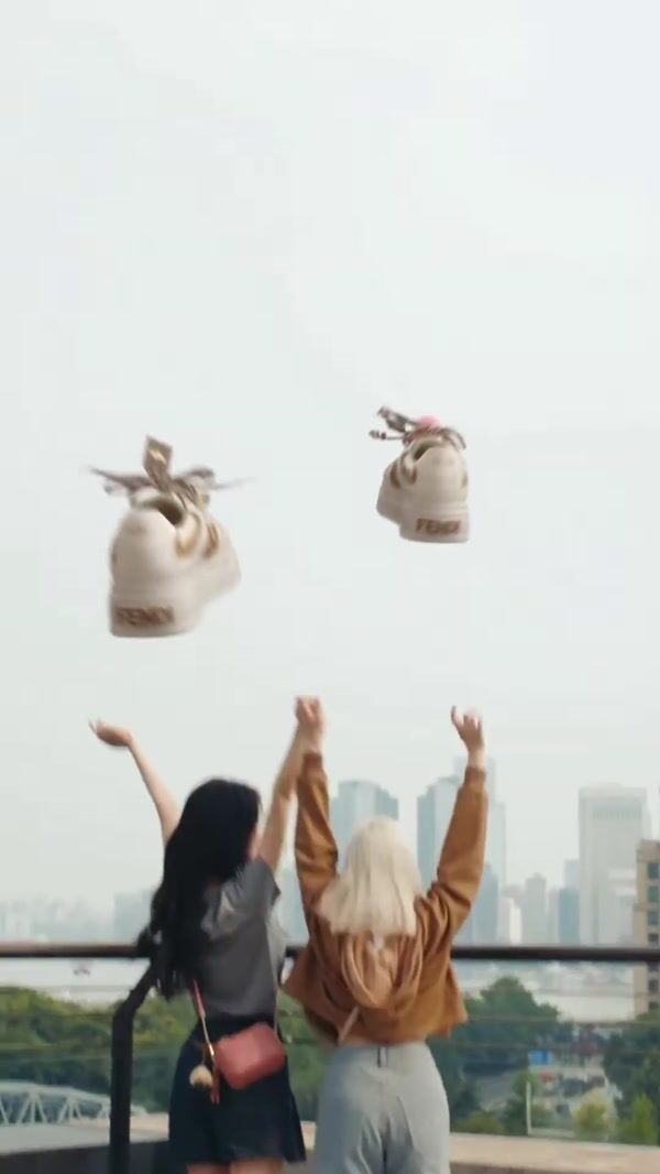 Fendi Sneakers Soar Above the City