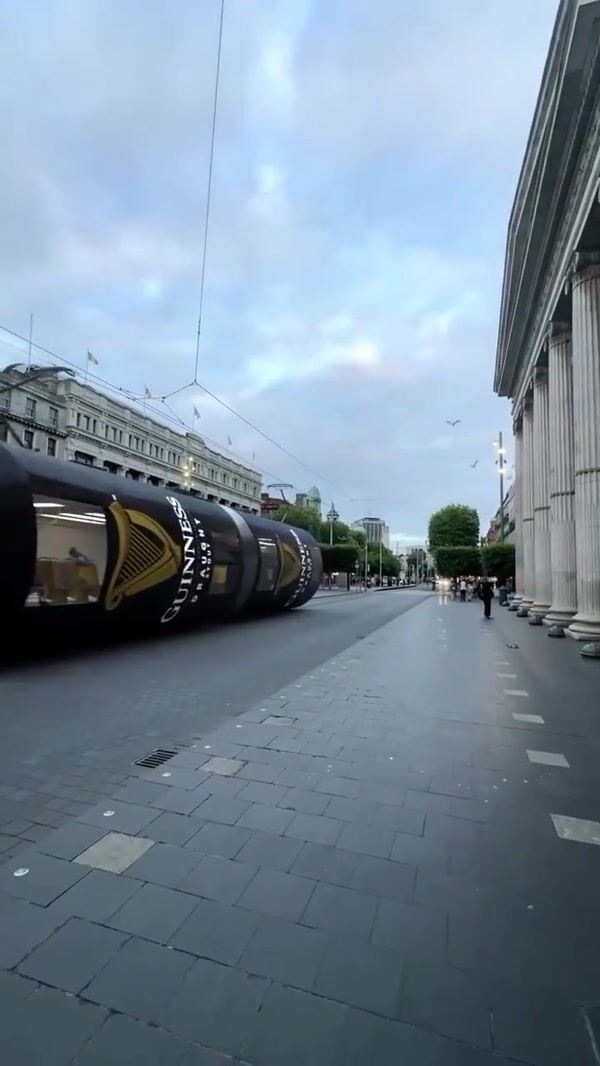 Best of Ireland Beer Can-themed Tram