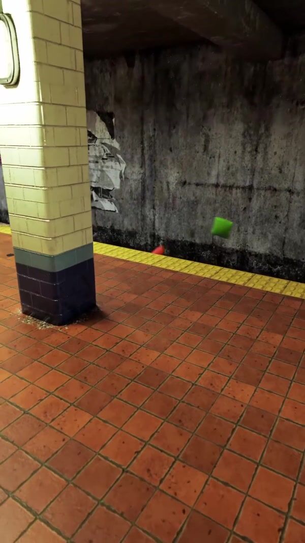 Candy Crush Candies Rushing on Subway
