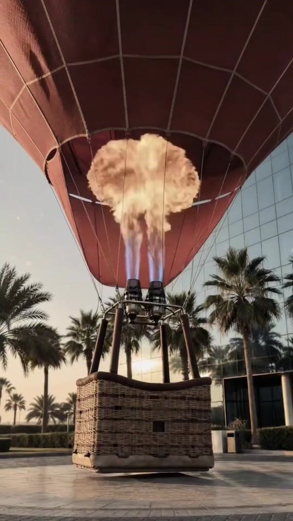 Rakbank Hot Air Balloon Travels Across UAE