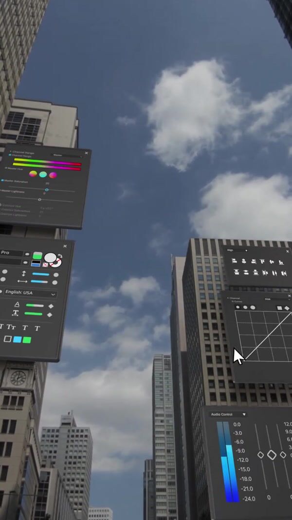 LG User Interface Display Screens Display on Buildings