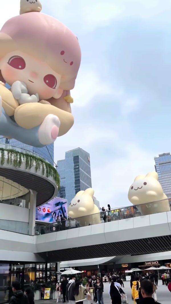 POP MART Dimoo Spotted in Landmarks