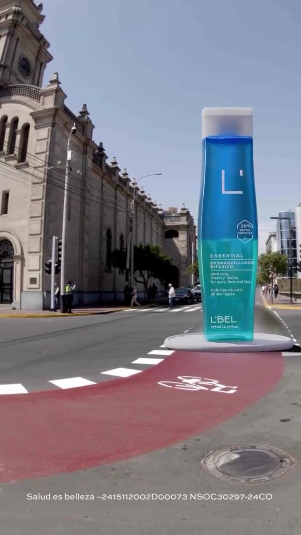 L'BEL Makeup Remover Shines Bicycle Lane