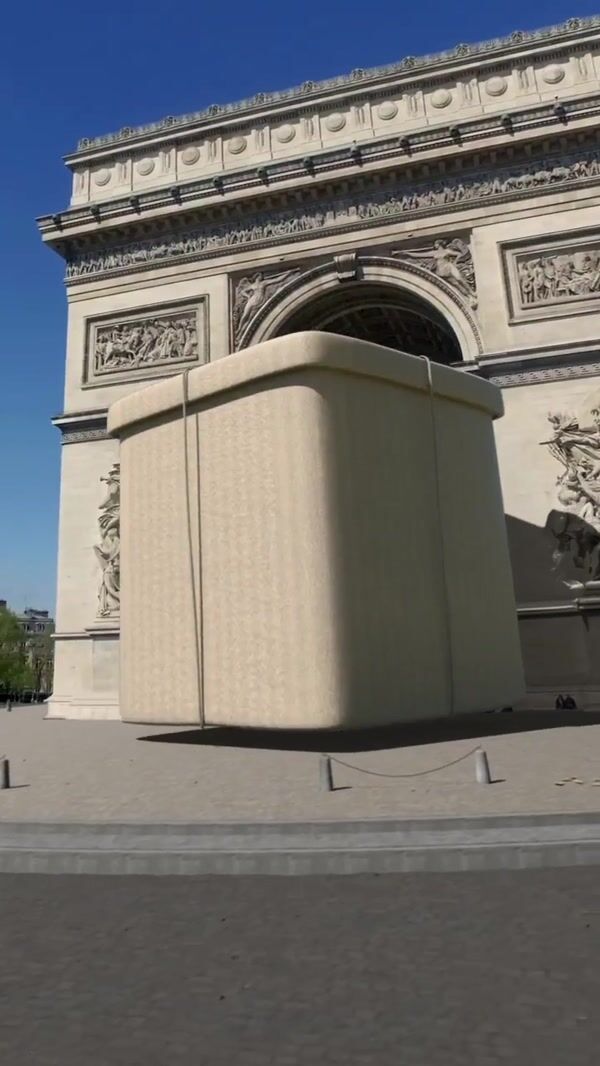 Aigle Red Boots Unveiled at Arc de Triomphe