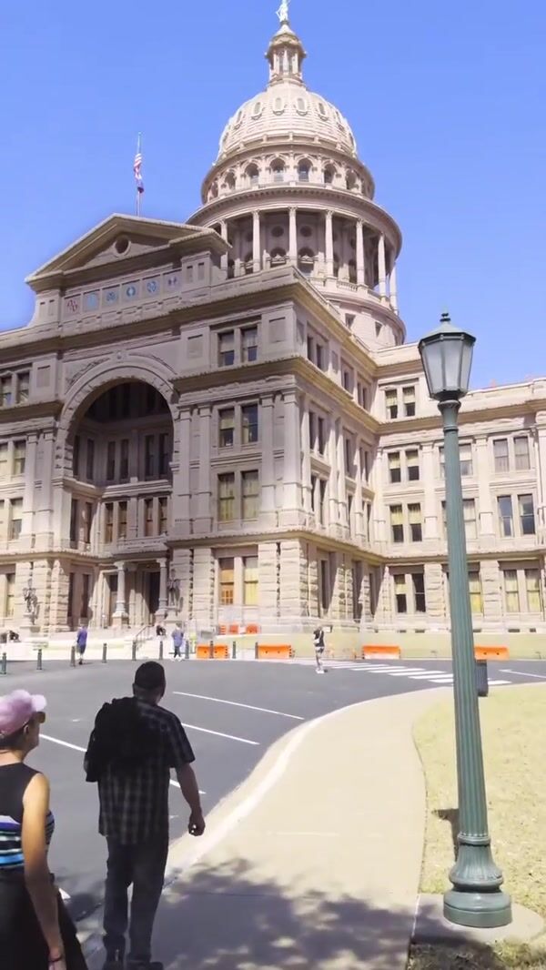 American Eagle Spotted on Texas Capitol