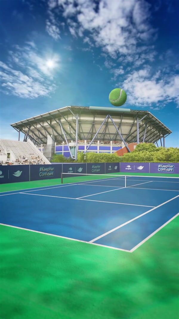 Dove Tennis Ball Turns into Deodorant Bottles