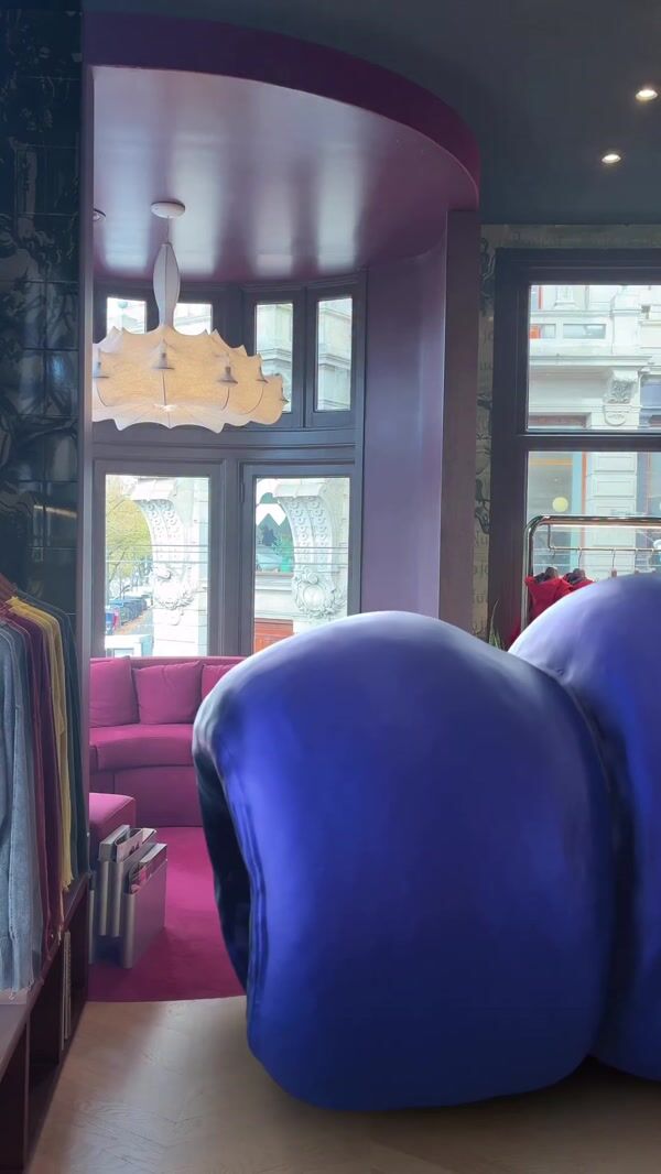 Nude Project Giant Puffer Breaks Storefront Glass