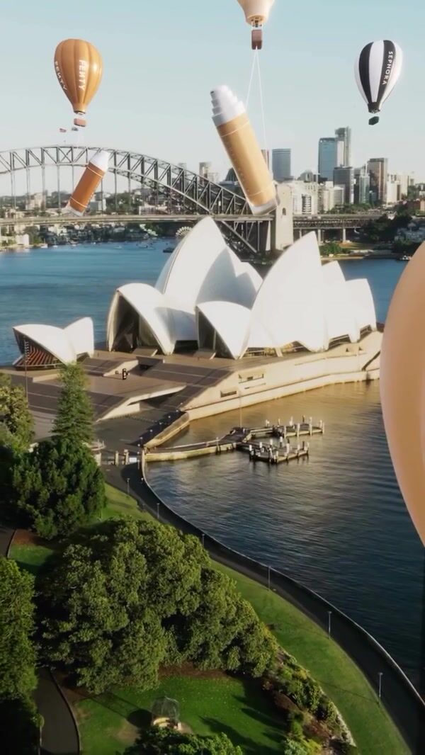 Sephora Fenty Beauty Hot Air Balloons at Opera House