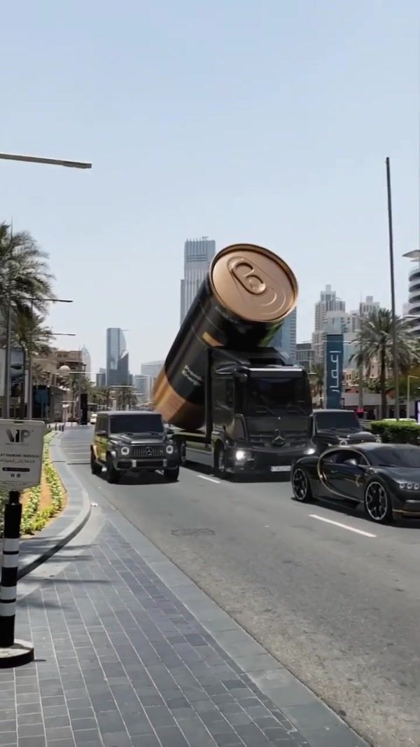 Saber Energy Giant Can in Dubai