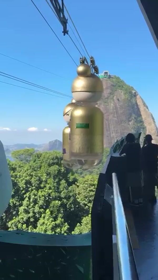 Benetton Perfume Bottles Cable Car