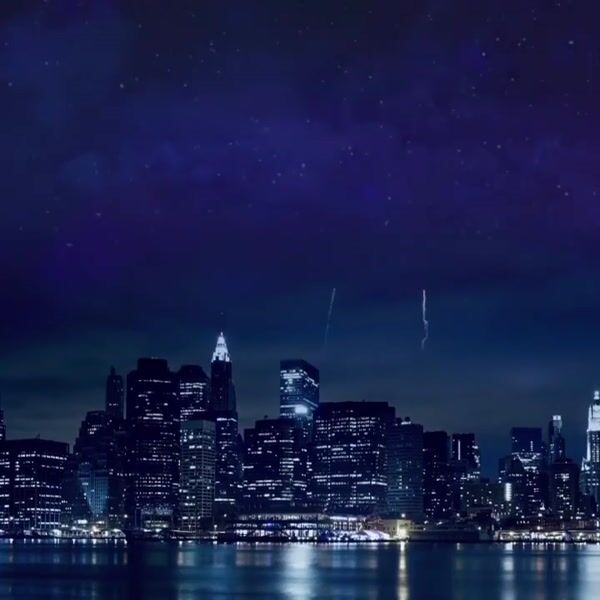 Pringles Logo Lights Up Skyline with Fireworks