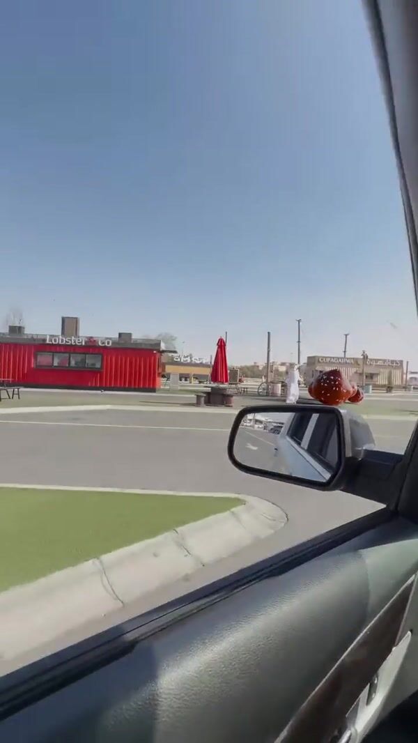 Last Exit Dubai Man Chased by Rolling Delicacy