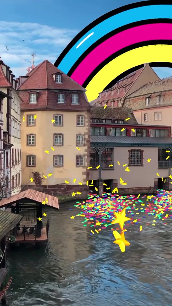 Biogaran Colorful Confetti Across France