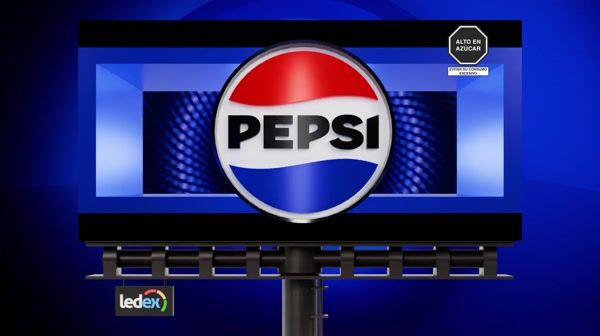 Pepsi Bottle Fills Glass with Soda