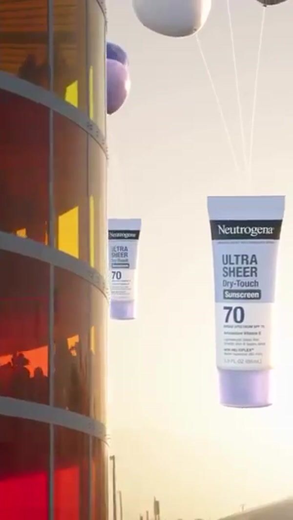 Neutrogena Sunscreen Lands on Festival Grounds