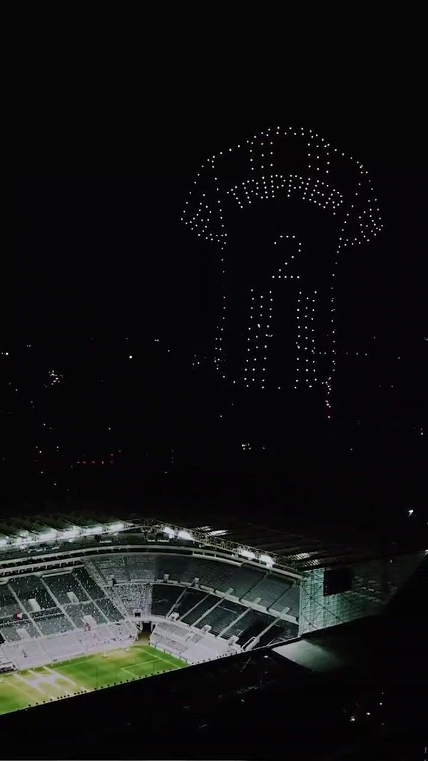 Champions League Jersey Drone Show