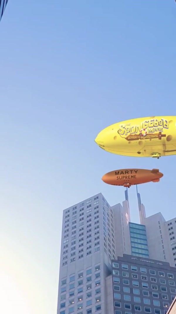 The Spongebob Movie Giant Blimps in San Francisco